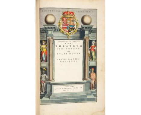 Blaeu, Willem Janszoon u. Joan: Theatrum orbis terrarum, sive atlas novus. Pars secunda / Partis secunda pars altera. 2 Tle. 