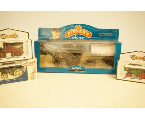 Corgi Dibnah's choice steam engine together with 3 others 