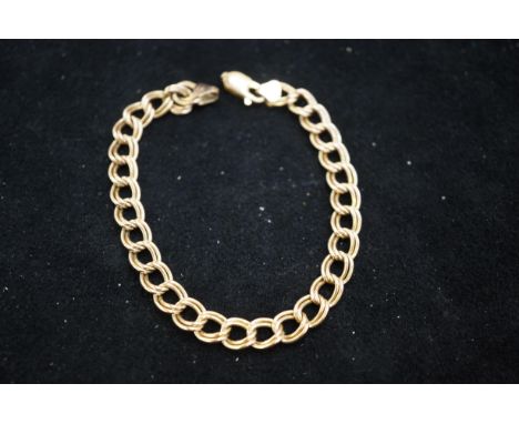 9ct Gold bracelet 5.7g (Clasp ring A/F)
