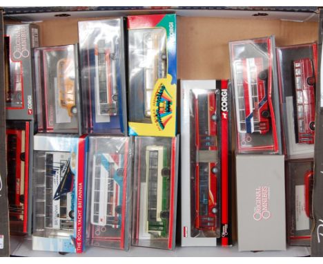 26 various boxed Corgi Original Omnibus 1/76 scale public transport diecasts, mixed examples to include an AEC Reliance Devon