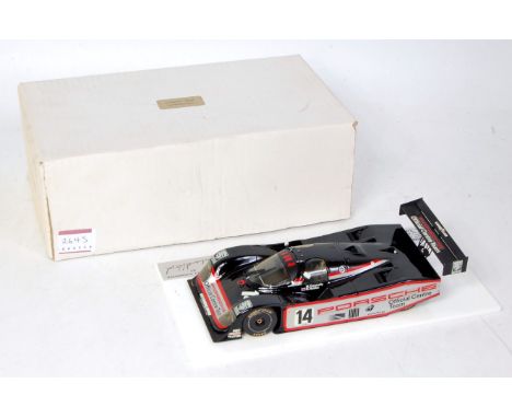 A Historic Replicars 1/24 scale limited edition white metal model of a Richard Lloyd Racing Porsche 962C/GTi racing car limit