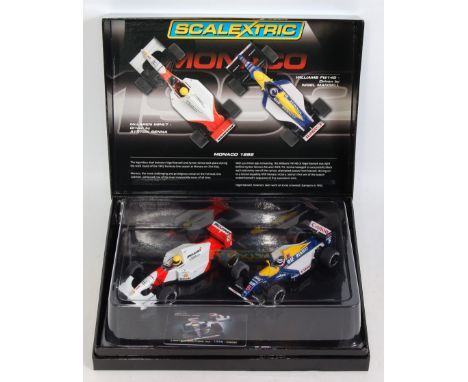 A Scalextric No. C2971A Monaco 1992 twin pack gift set, limited edition example, No. 1966/4500 released
