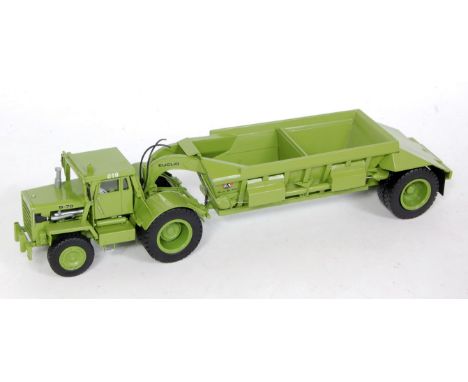 A Dan Models 1/50 sale resin factory built model of a Euclid B70 tractor/trailer bottom dump, nicely made example (loose)