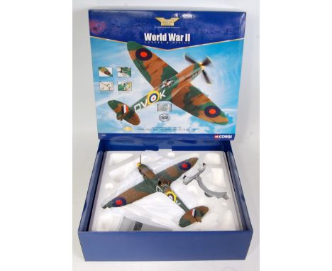 A Corgi Aviation Archive model No. AA33902 limited edition 1/32 scale model of a Supermarine Mk1 Spitfire, Squadron Leader Br