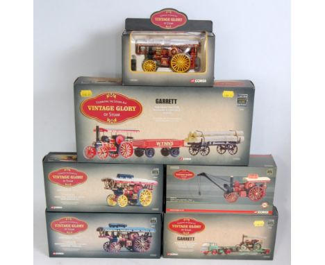 A collection of various boxed as issued Corgi Vintage Glory of Steam diecasts, limited edition examples to includea Garrett 4