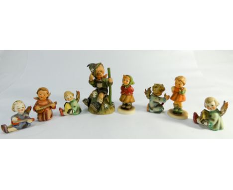 Collection of eight Hummel figurines 