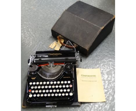 Continental portable typewriter 