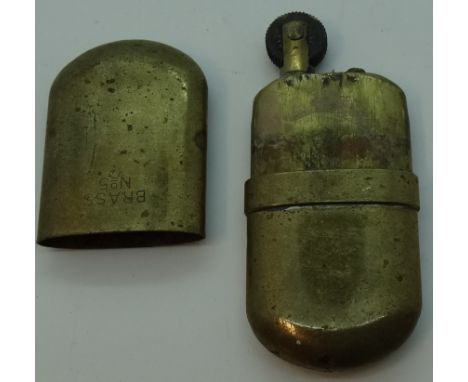 Brass petrol lighter No.5 