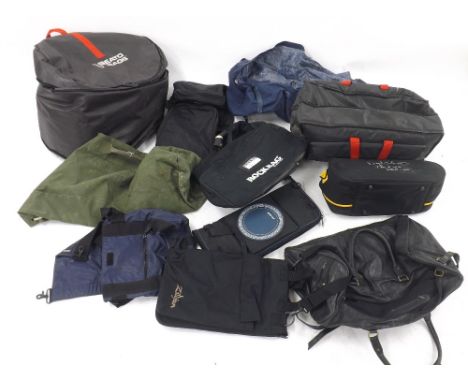 Eleven various percussionist bags including two large Beato bags and two good stick bags