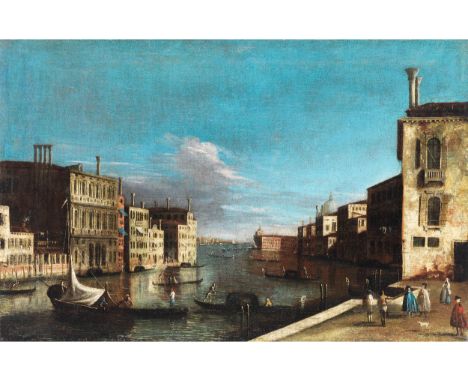 Apollonio Facchinetti, genannt „Domenichini“, tätig 1740 – 1770VENEDIGVEDUTE MIT BLICK VOM CAMPO SAN VIO ÜBER DEN CANAL GRAND