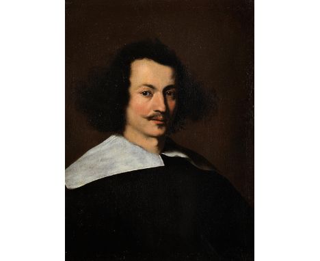 Bernardo Strozzi, genannt „Il Cappuccino“,  1581 Genua – 1644 VenedigPORTRAIT EINENS MANNES MIT WEISSEM KRAGENÖl auf Leinwand