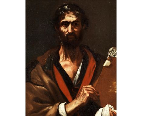 José de Ribera, 1588/91 Játiva, Valencia – 1652 Neapel, Werkstatt desBILDNIS EINES PHILOSOPHENÖl auf Leinwand. Doubliert.75 x