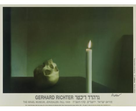 Gerhard Richter, geb. 1932 Dresden, lebt in KölnSCHÄDEL MIT KERZE, 1995 (NACH DEM GLEICHNAMIGEN GEMÄLDE VON 1981)Farboffset a