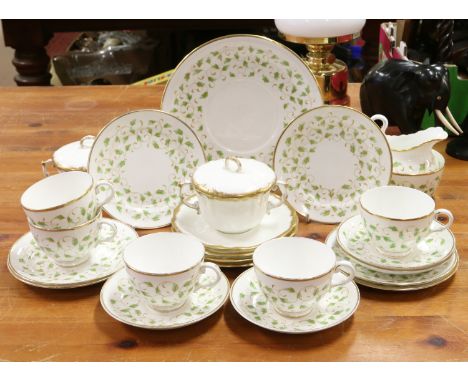 A New Chelsea part teaset along with Hammersley soup bowls etc.