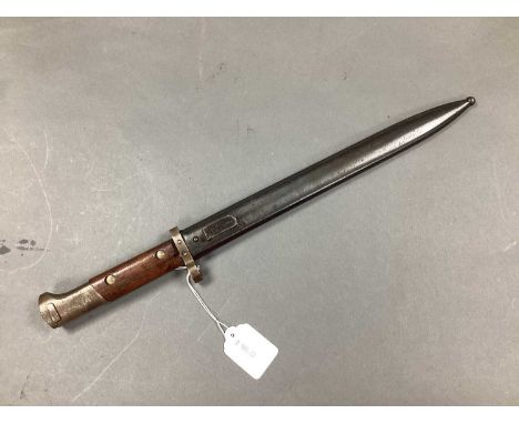 Czech VZ24 Mauser Bayonet and Scabbard, with various marks to scabbard frog stud.