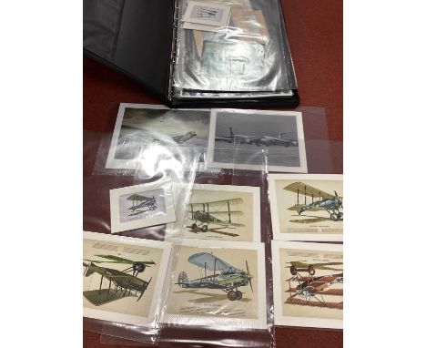 Military Aviation Mostly WWI/WWII Theme Card Prints Only, after various artist including Robert Taylor, J.W Mitchell and Gera