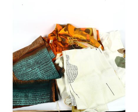 Various Vintage curtains 