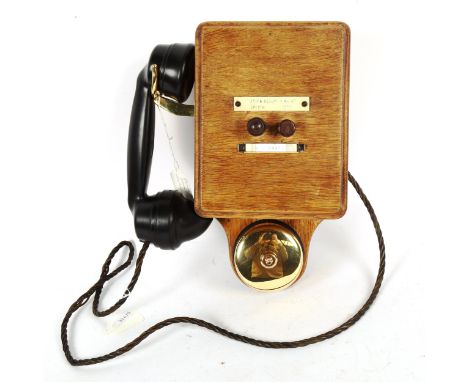 A Vintage British Rail signal box telephone 