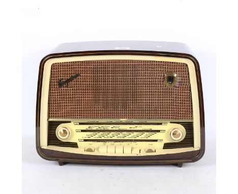 A Vintage Ferguson VHF valve radio 