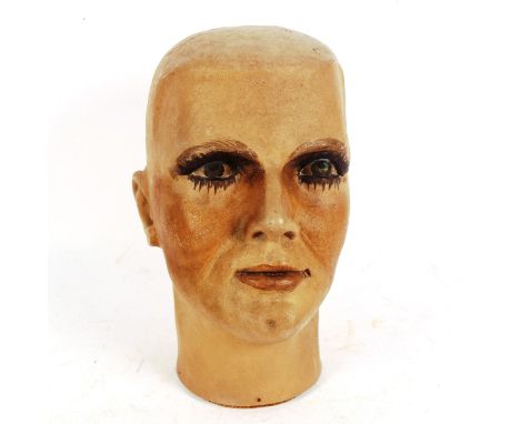A hand painted composition mannequin head, by Sperling Models Ltd 
