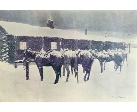 Frederick Remington (American, 1861-1909), Cow Pony Pathos, circa 1897, signed in pencil 'Frederick Remington' (lower left ma