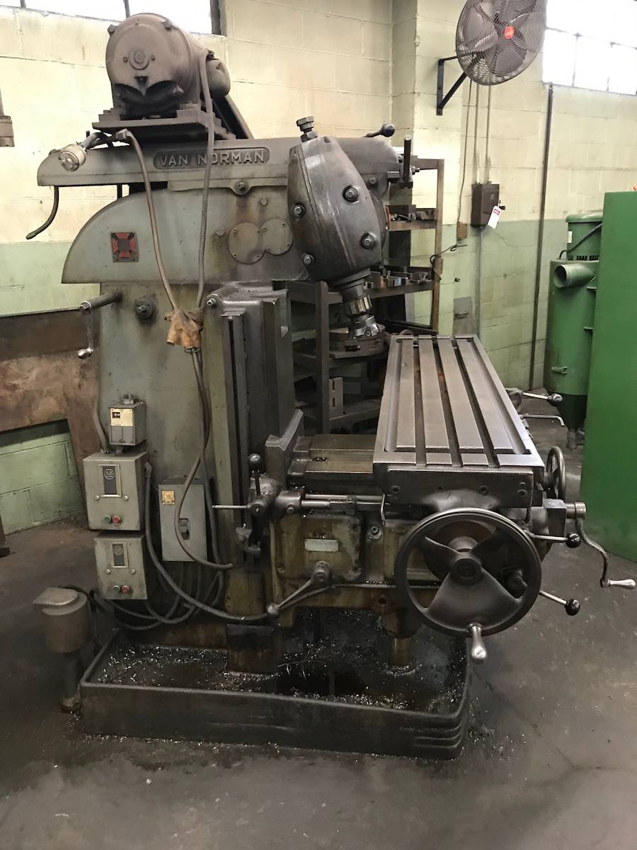 VAN NORMAN 2 Horizontal Milling Machine 60" x 13" Tslotted Table, 380