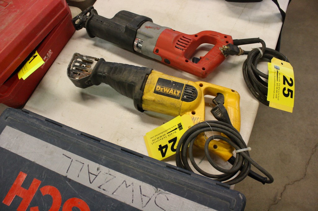 DEWALT MODEL DW304 VARIABLE SPEED ELECTRICL RECIPROCATING SAW