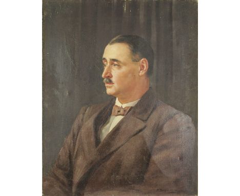Frederick Swynnerton (1858-1918)  'Portrait of a gentleman' oil on canvas, signed lower right, 74cm x 57cm 
