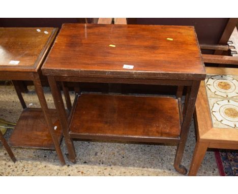 Folding combination tea trolley and card table 