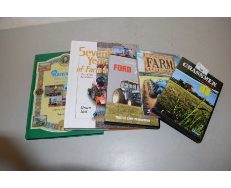 Mixed Lot: DVD's and books, farming and tractor interest