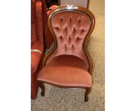 Victorian style button back chair