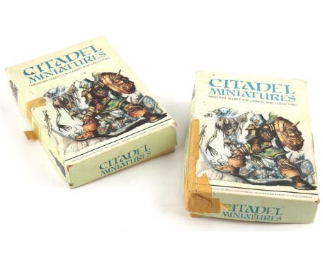 Citadel Miniatures / Games Workshop, makers of Warhammer. Two early Citadel Miniatures sets. Speciality Set 5a - Warrior Knig