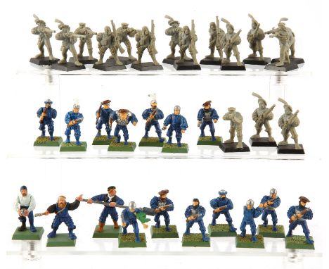 Empire of Man Collection. Warhammer, Citadel Miniatures for Games Workshop. A large collection of a mix of plastic and white 