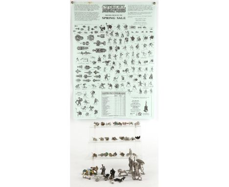 Citadel Miniatures / Games Workshop. A collection of early painted and unpainted white metal Citadel and other Miniature figu