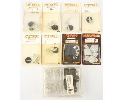 Bloodbowl. Citadel Miniatures for Games Workshop. Mostly sealed white metal Blood Bowl Star Player blister packs and other se