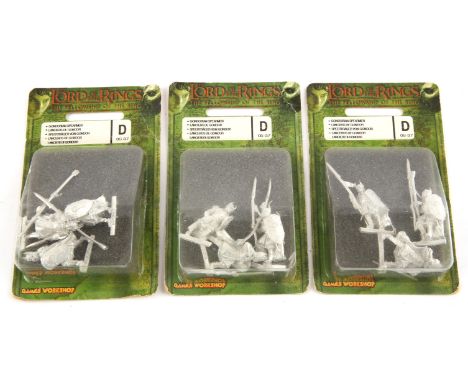 Lord Of The Rings - The Fellowship Of The Ring / Games Workshop / Citadel Miniatures. Three unopened white metal mini blister