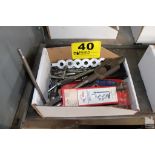 ASSORTED TAPS, DIES AND WRENCHES