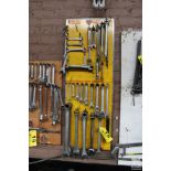 WALL CATALOG OF OPEN ENDED, BOX AND COMBINATION WRENCHES