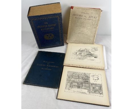 A 1947 copy of Webster's New Twentieth Century Dictionary Unabridged. Together with a copy of Philips' Historical Atlas and 2