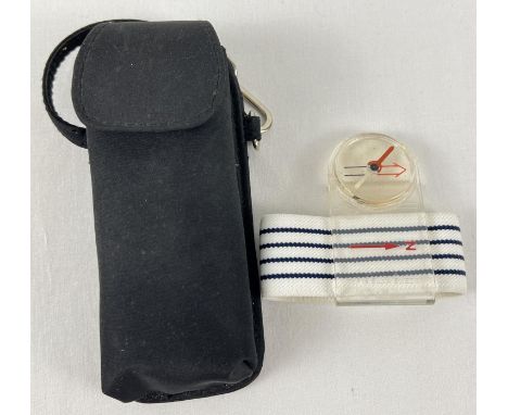 A type 19 Silva wrist compass, with carry case. 