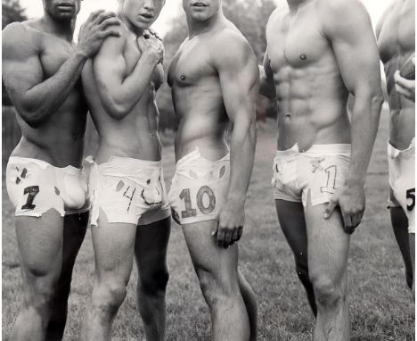 
	
		Bruce Weber (American 1946-) - two photographs 
		including 'Albert's Underwear Design for football, Bridgehampton, Long