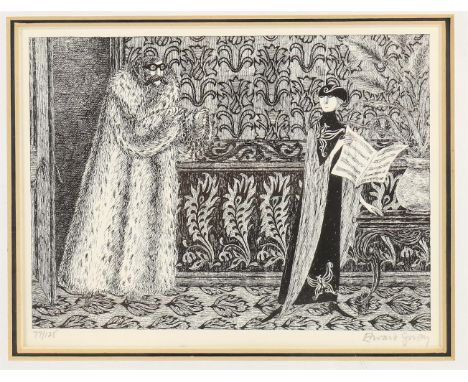 
	
		Edward St. John Gorey (American 1925-2000) 5 limited edition theatrical subject prints, each signed in pencil, from an e