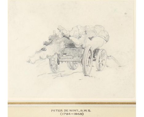 
	
		Peter de Wint (British 1784-1849)
		Waggon loaded with timber 
		Pencil 
		8.5 x 11cm (3¼ x 4¼ in.)
		Provenance:
		Priv