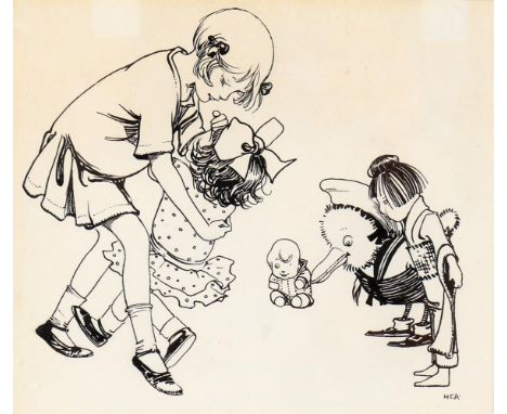 
	
		λ&nbsp;Honor C. Appleton (British 1879-1951)
		You and I Will Do the Foxtrot
		Pen
		Signed with initials (lower right)
