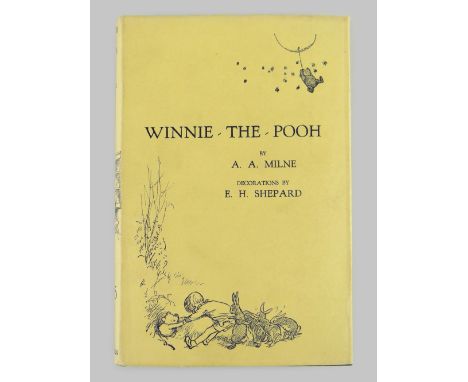 MILNE (A. A.) Winnie-the-Pooh, first edition, illustrations by E.H. Shepard, map endpapers, original publisher's green pictor