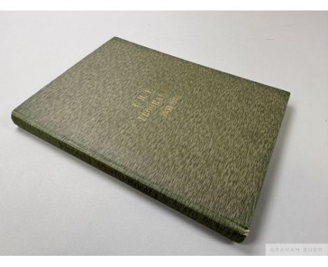 Bound volume of Tottenham Hotspur match programmes, season 1933-34 Vol. XXVI No.1, Whites v. Stripes, 12th August to Vol. XXV