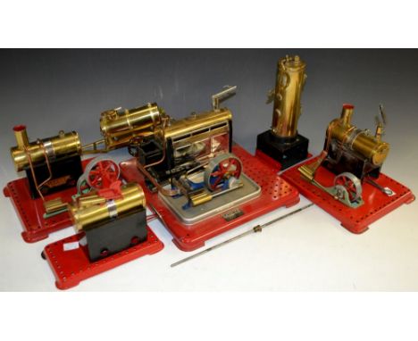 Mamod  - an SP5 stationary steam engine, boxed;  others similar smaller, inc SP1 etc, unboxed (6)