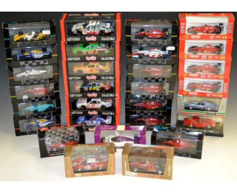 1:43rd scale die-cast Racing Cars - Quartzo, Nascar, inc Bobby Labonte, Dave Marcis;  John Andretti, Bill Elliott; etc others