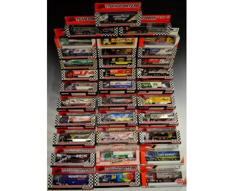 Matchbox Toys - Superstar Transporters, Quaker State; others Melling Raceing;  Richard Petty STP;  Stanley Racing Mechanics T