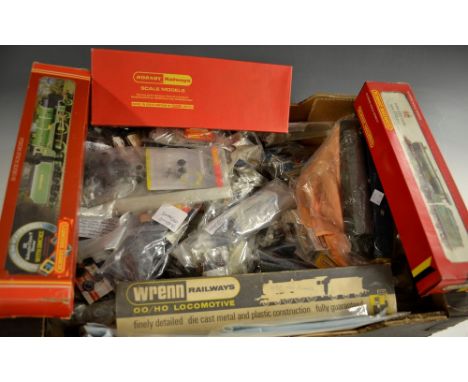 An extensive collection of model railway spares including Wrenn, Hornby Dublo, Triang, Peco, Lima, mostly OO gauge Scale item